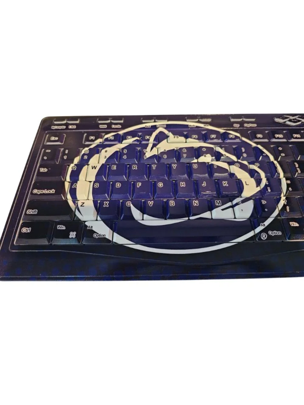 Penn State Wireless Keyboard Keyscaper 510w Custom Printed Full Size QWERTY